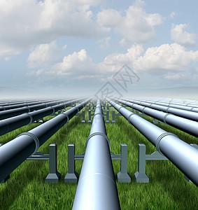 输送液体燃料能源气体石油产品,电力商品分布运输的象征图片素材